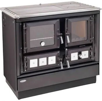 Sporák na tuhá paliva KVS - VSP 9112 KLAUDIE (antracit) - levé provedení