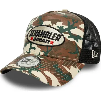 Kšiltovka Kšiltovka New Era - DUCATI MOTOR Scrambler 9FORTY Trucker - Cream velikost One Size (56-59 cm)