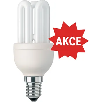 Žárovka Philips Genie 8W E14 úsporná zářovka 40W 2700°K sleva 50%
