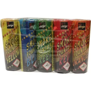 Zábavní pyrotechnika Dýmovničky (5ks) - mix barevných dýmovnic