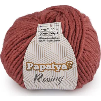 Příze Pletací příze Papatya Roving 100 g - 3 (01) skořicová
