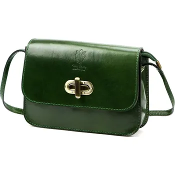 Kožená kabelka Florence zelená KZ2257375