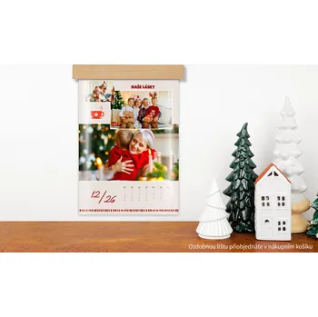 Fotokalendář HappyFoto - HAPPY Nástěnný fotokalendář A4 na výšku zušlechtěný lakováním