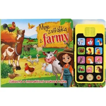 Leporelo Moje zvířátka z farmy - Zábavná a interaktivní zvuková kniha