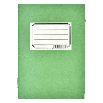 Blok Lepený blok ZELENÁČ A5, linky/tečky, 50 listů