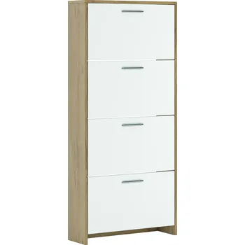 Botník Výklopný botník DUGAS 4D bílá/atelier light