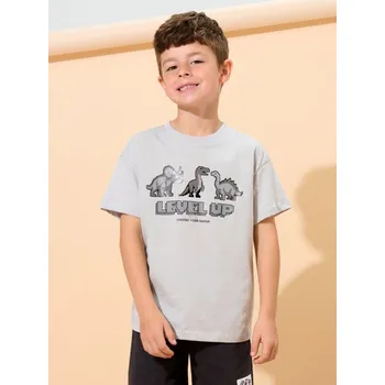 Sinsay - Tričko s krátkým rukávem - šedá - 803EY-09X - 803EY-09X-122