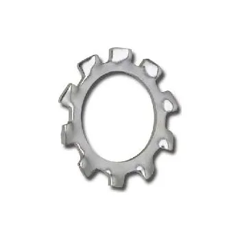 podložka Ozubená podložka s vnějším ozubením DIN6797A M6, ocel pružinová pozink (1000 ks)