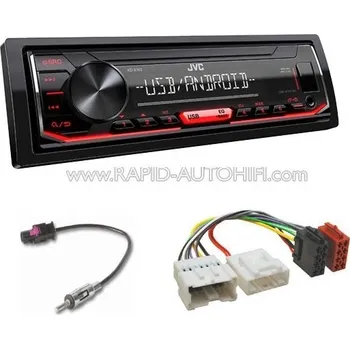 Auto Hi-Fi Autorádio DACIA Dokker Lodgy JVC KD-X162 s instalační sadou