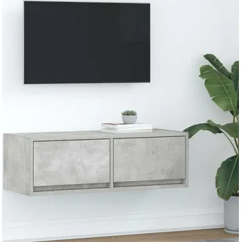 Obývací pokoj vidaXL TV skříňka 80x31x25,5 cm kompozitní dřevo [861518] Barva: Betonová šedá