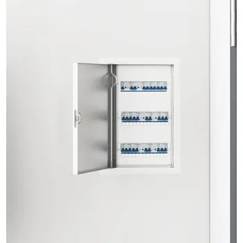 Pletivo vidaXL Přístupový panel Bílá 63 x 33 x 3 cm Ocel [42010253]