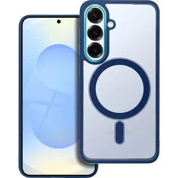 Náhradní kryt pro mobilní telefon Pouzdro Cover Color Edge Mag Cover s MagSafe Samsung Galaxy S25 Navy Blue