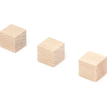 Dřevěná hračka Metrie, Dřevěná kostka z bukového dřeva, 17,5 mm, 1 ks