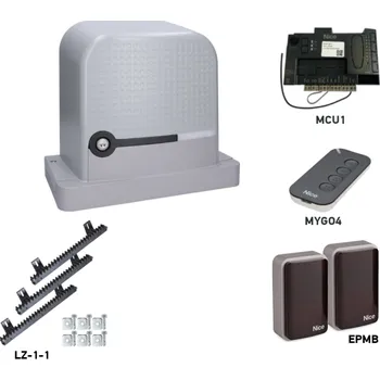 Pohon brány Sada pohonu pro posuvnou bránu do 600kg/8m NICE Robus RBS600 (E)