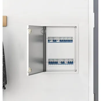 Pletivo vidaXL Přístupový panel Bílá 43.5 x 33 x 3 cm Ocel [42010267]