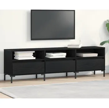 Televizní stolek vidaXL Televizní skříň Černý dub 150 x 30 x 44,5 cm kompozitní dřevo [862878]