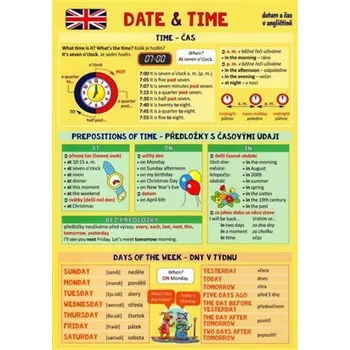 Pohádka AJ Date & Time - Pomůcka pro školáky