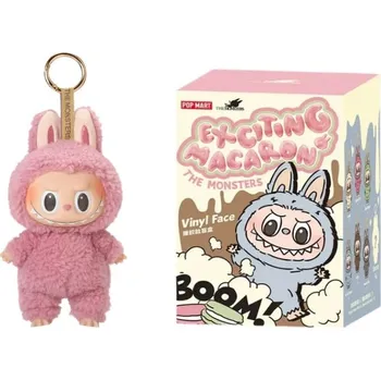 plyšák Plyšová figurka ve stylu Labubu -růžový Lychee Berry (V1 Exciting Macaron edition)