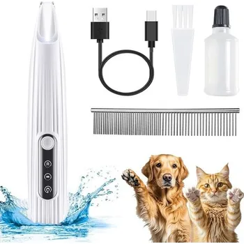 Strojek na vlasy Zastřihovač tlapek Sunshine Smile pro psy a kočky, zastřihovač chlupů domácích mazlíčků s LED