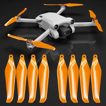 Dron Master Airscrew - Stealth vrtule pre DJI Mini 3 Pro / Mini 4 Pro (Oranžové)
