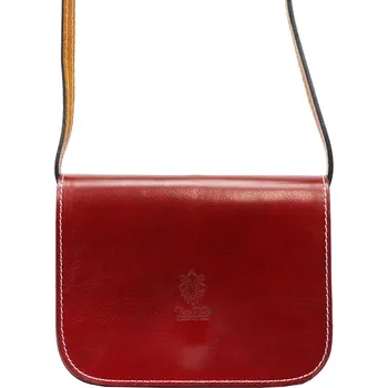 Kabelka Kožená kabelka Florence ciemny czerwony + fuksja KZ2249824