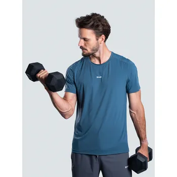 Pánské tričko BrainMax Brain pánské funkční tričko, kovově modrá Velikost: L Tričko s krátkým rukávem pro muže