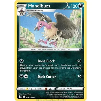 Sběratelská karetní hra Mandibuzz 173/264 - Fusion Strike Typ karty: Reverse Holo