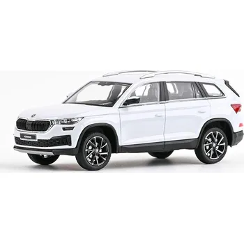 autíčko Abrex Škoda Kodiaq FL (2021) 1:43 - Bílá Moon Metalíza