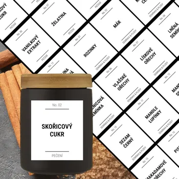 Speciální papír etikety na kořenky hranaté bílé SPECIÁL PEČENÍ (30 ks)