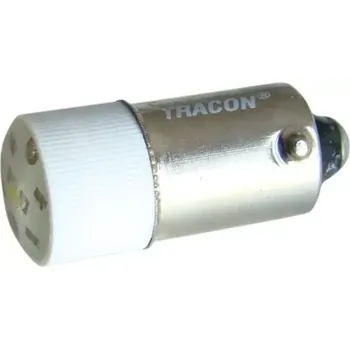 tlačítko Tracon NYGL-ACDC24W Led žárovka, bílá 24V AC/DC, Ba9s (Tracon NYGL-ACDC24W)