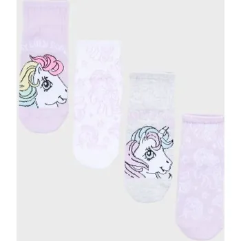 Dívčí spodní prádlo Sinsay - Sada 4&nbsp;párů ponožek My Little Pony - vícebarevná - 649DS-MLC - 649DS-MLC-R31