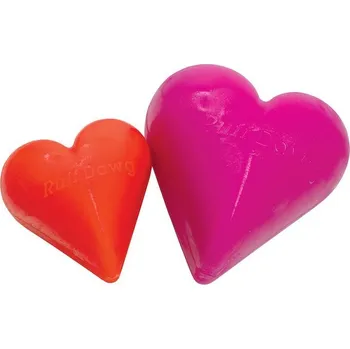 Hračka pro psa Ruff Dawg nezničitelná hračka pro psy srdce 10,16cm