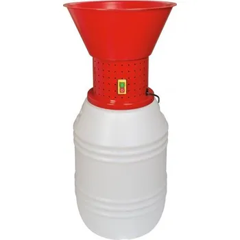 Kladívkový elektrický šrotovník na obilí s barelovým zásobníkem