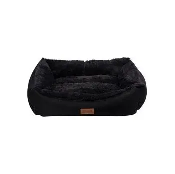 Pelíšek pro psa HPF Pelech JELLYBEAN L - černý/černý