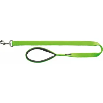 Vodítko pro psa Vodítko PREMIUM s vyplněnou rukojetí 1m/25mm (L-XL) - jablko