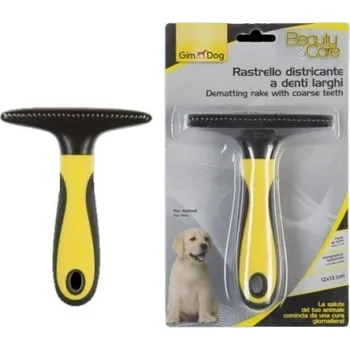 Kartáč pro zvířata GIMDOG rozčesávač na dlouhou srst široký