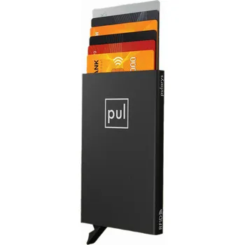 Obal na doklad Pularys pouzdro na doklady černé, hliník