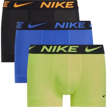 Boxerky Nike Sport Trunk 3 Pack Blu/Blk/Volt5F3 Medium