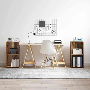 Obývací stěna vidaXL Sestava TV skříněk Nástěnný 2 pcs Staré dřevo 37 x 35 x 72 cm [3393519]