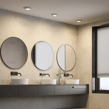 Stropní svítidlo Prios LED Edwina, stříbrná, 18 cm, sada 3 kusů stříbrná, bílá 1 x 12 W LED - Doprava zdarma