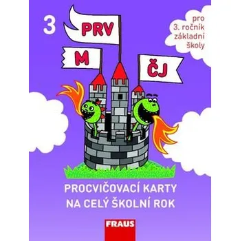 Procvičovací karty na celý školní rok 3 - ČJ, M, Prvouka