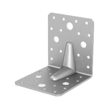 Tesařské kování GH úhelníková spojka s žebrem 90/100S / 100x90x100x3 - ocel žárově pozinkovaná