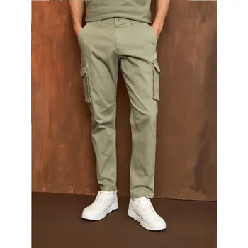 Pánské kalhoty Sinsay - Kalhoty cargo - zelená - 150EV-70X - 150EV-70X-36