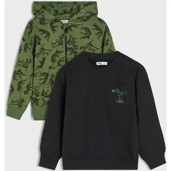 Chlapecká mikina Sinsay - Sada 2&nbsp;mikin - černá - 298DN-99X - 298DN-99X-98