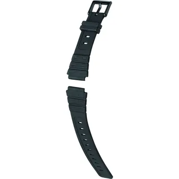 Řemínek na hodinky Silikonový řemínek Hirsch Inline L 46428850-5, černý, délka L