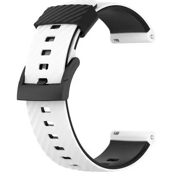 Řemínek na hodinky Silikonový řemínek Ricardo 24mm (pro Suunto), bílý V1, Quick Release