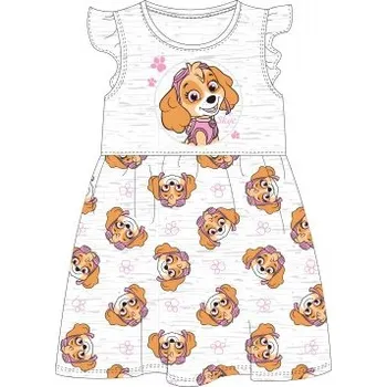 Dívčí šaty E plus M - Dívčí letní šaty Tlapková patrola - Paw Patrol Skye - šedé 122