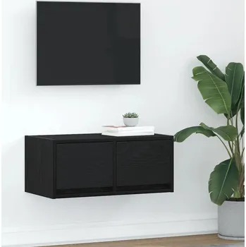 Obývací pokoj vidaXL TV skříňka 60x31x25,5 cm kompozitní dřevo [861506] Barva: Černý dub