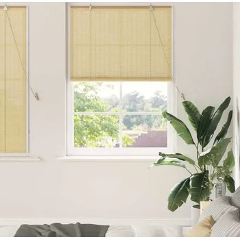 Roleta vidaXL Roleta se záclonami Příroda 100 x 160 cm bambus [42006884]