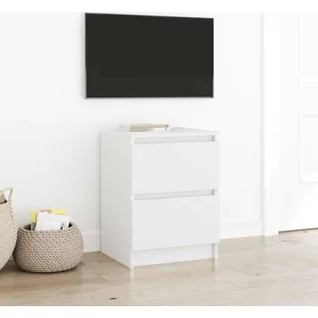 Nábytek vidaXL TV skříňka 40x35x54 cm kompozitní dřevo [861770] Barva: Bílá